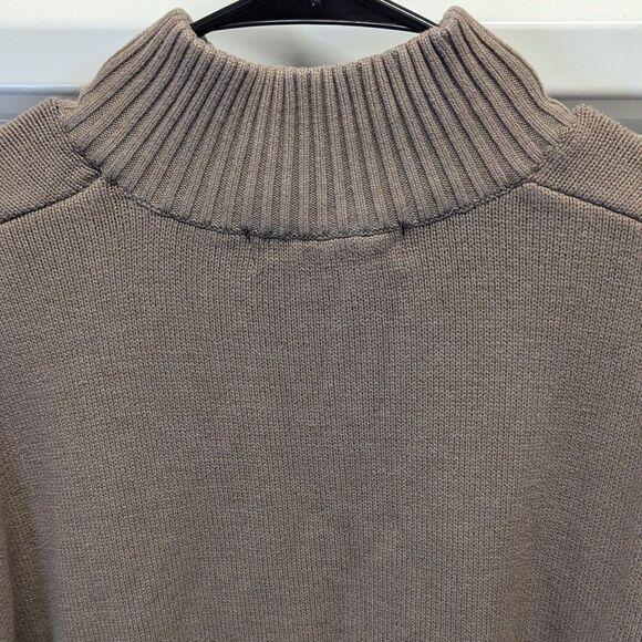 U.S. Polo Assn Men's Size XL Brown 1/4 Zip Pullover Sweater - Picture 5 of 7